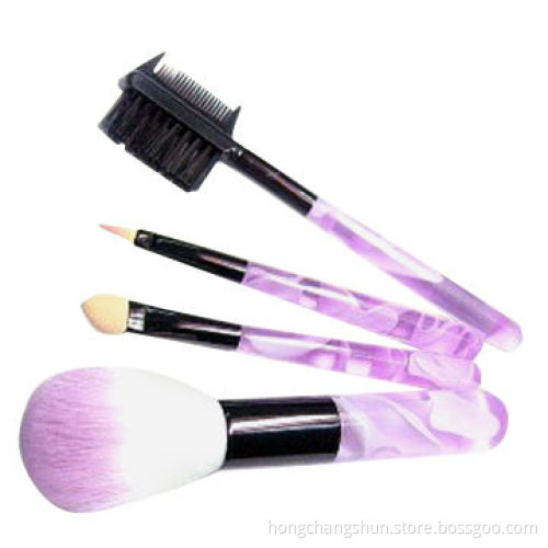 4-unit brush compact set, various types of bristles are available